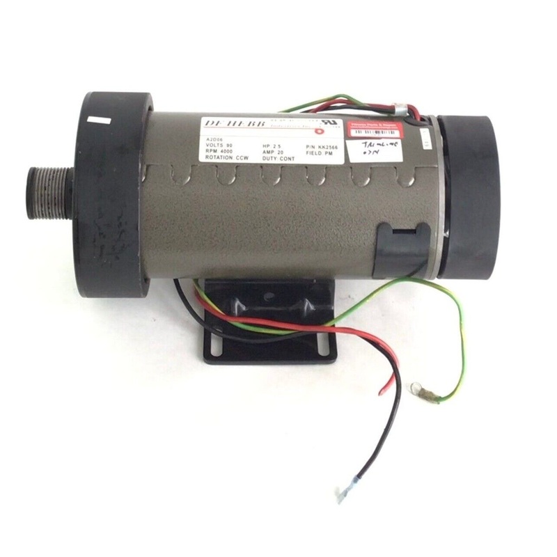 Trimline Nautilus Schwin Treadmill DC Drive Motor with Flywheel KK2566 A2DO6