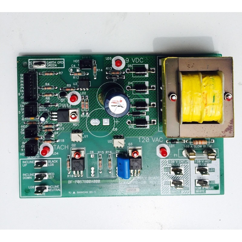 Proform Nordictrack Healthrider Reebok Image Power Supply Board Treadmill 159328