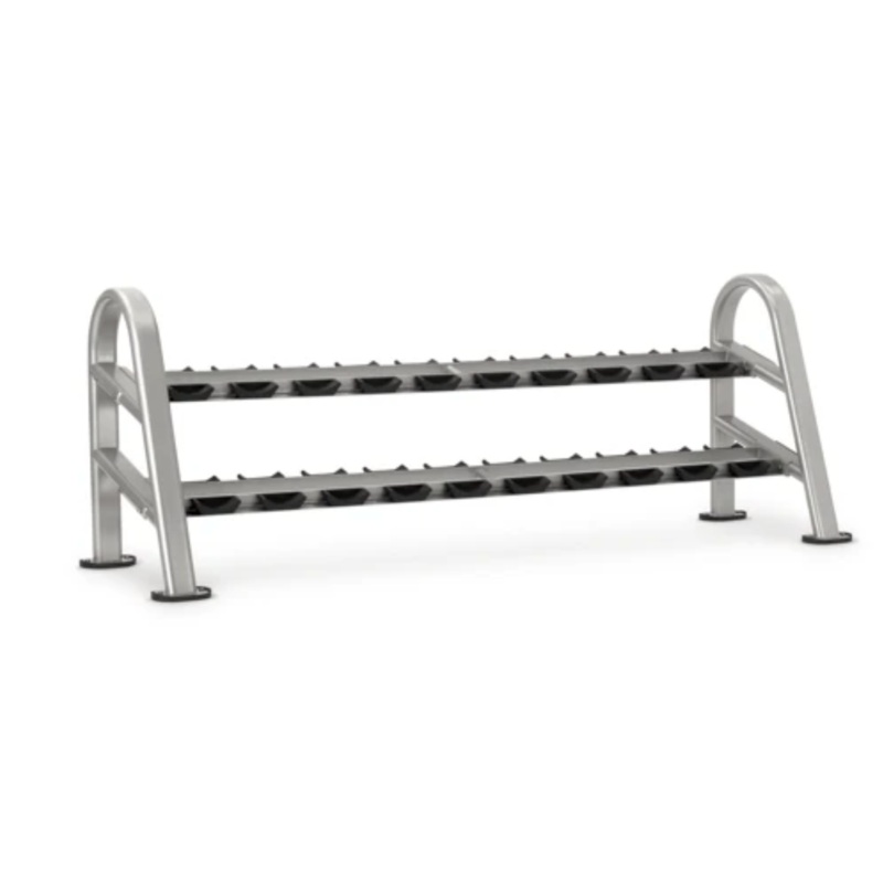 Nautilus Instinct Series – Dumbbell Rack 10-Pair/2 Tier